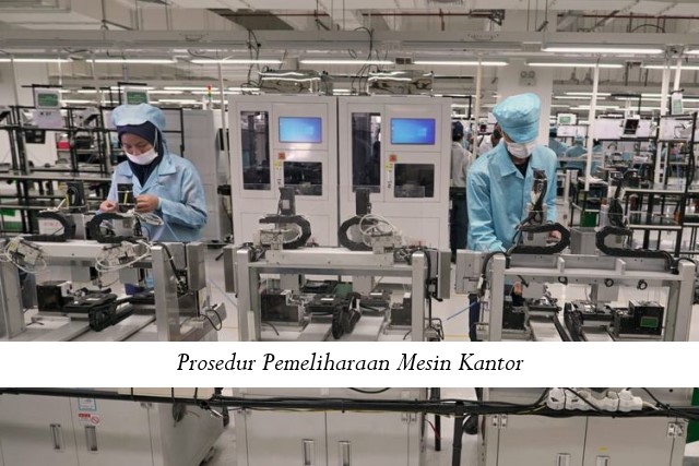 Prosedur Pemeliharaan Mesin